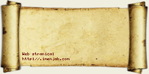 Milić Trnjaković vizit kartica